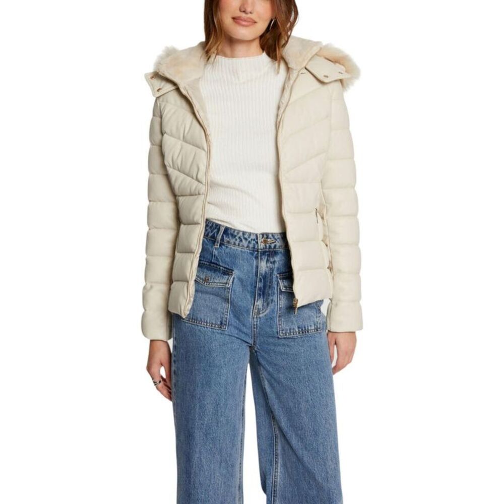 Morgan De Toi Beige Polyethylene Women's Jacket